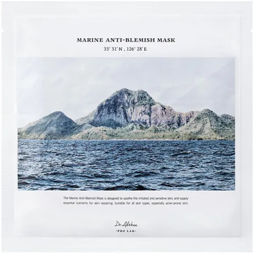 Відновлювальна тканинна маска для обличчя Dr.Althea Marine Anti-Blemish Mask, 27 г.