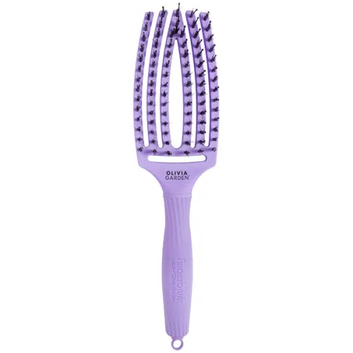 Комбінована щітка для волосся Olivia Garden Finger Brush Combo Medium Lilac