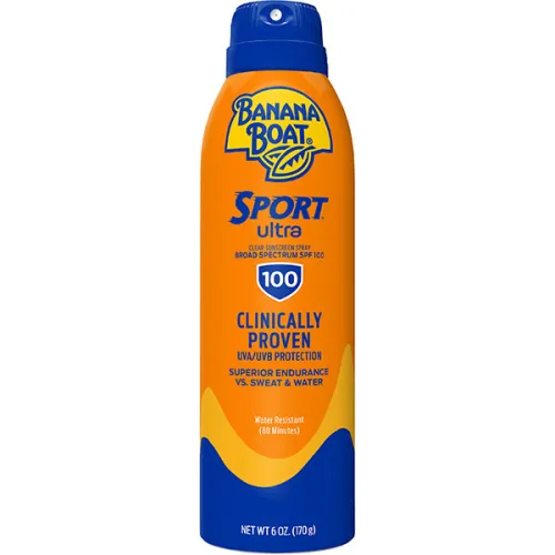 Солнцезащитный спрей для лица и тела Banana Boat Ultra Sports Clear Sunscreen Spray SPF100, 170 г.