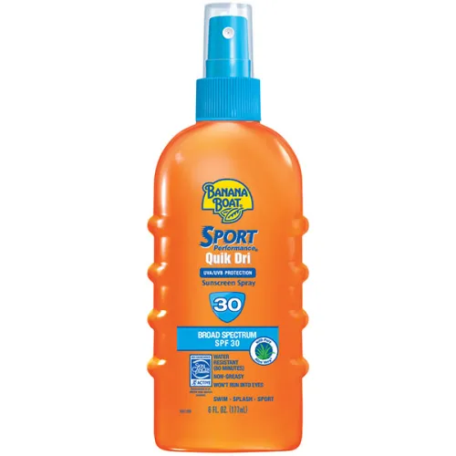 Сонцезахисний спрей для обличчя та тіла Banana Boat Sport Performance Qwik Dri Sunscreen Spray SPF30, 177 мл.