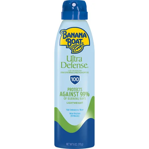Солнцезащитный спрей для лица и тела Banana Boat Ultra Defense Clear Sunscreen Spray SPF100, 170 г.