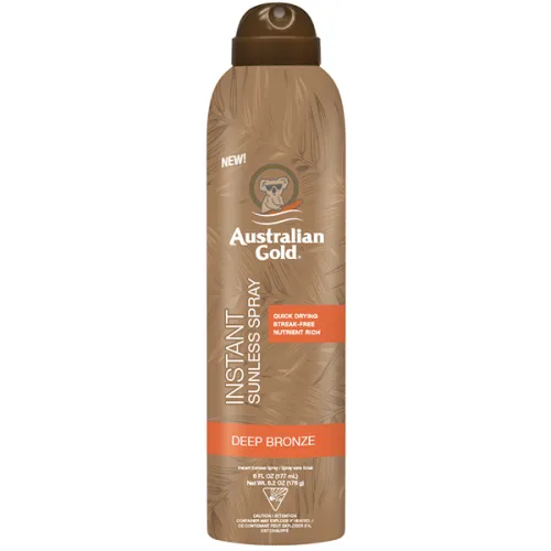 Спрей для мгновенного загара Australian Gold Instant Sunless Tanning Spray Deep Bronze, 176 г.