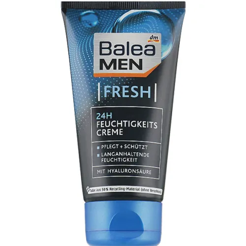 Чоловічий зволожуючий крем для обличчя Balea Men Fresh Cream, 75 г.