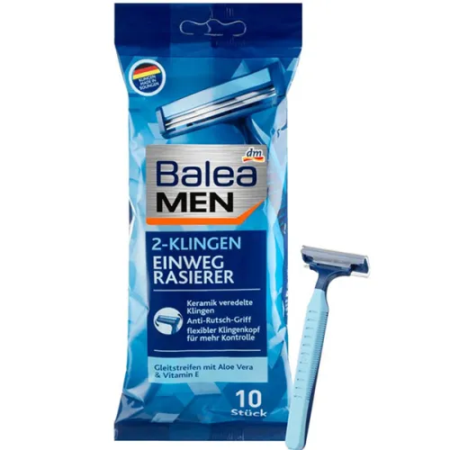 Одноразовий станок для гоління Balea Men 2-Blade Disposable Razors з двома лезами