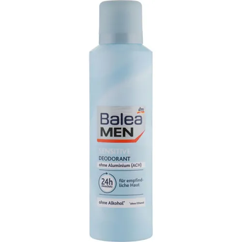 Аерозольний дезодорант для чутливої шкіри Balea Men Sensitive Deodorant, 200 мл.