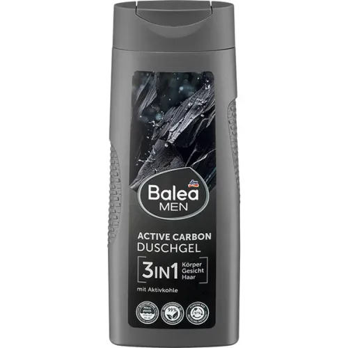 Гель для душу Balea Men Active Carbon Shower Gel з активованим вугіллям, 300 мл.