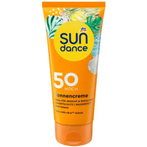 Сонцезахисний крем для обличчя Balea Sun Dance Sun Cream SPF50, 100 г.