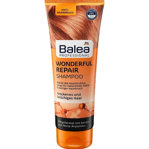 Шампунь для волос «замечательное восстановление» Balea Wonderful Repair Shampoo, 250 мл.