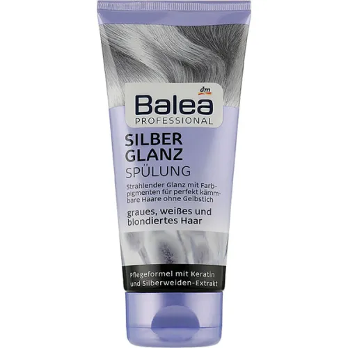 Кондиціонер для волосся «срібний блиск» Balea Silver Shine Rinse, 200 мл.
