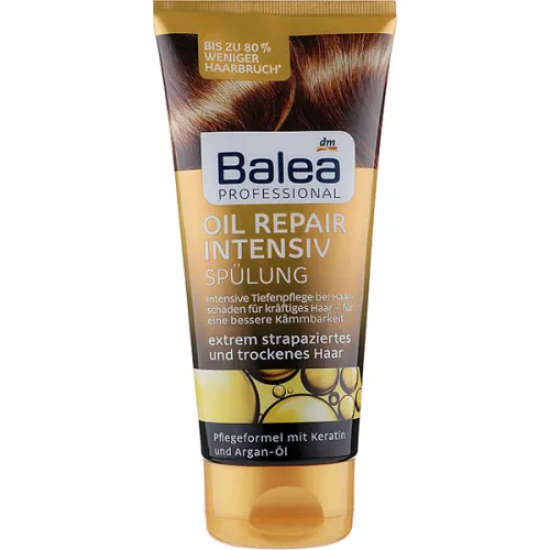 Кондиционер для волос «интенсивное восстановление» Balea Oil Repair Intensive Rinsing, 200 мл.