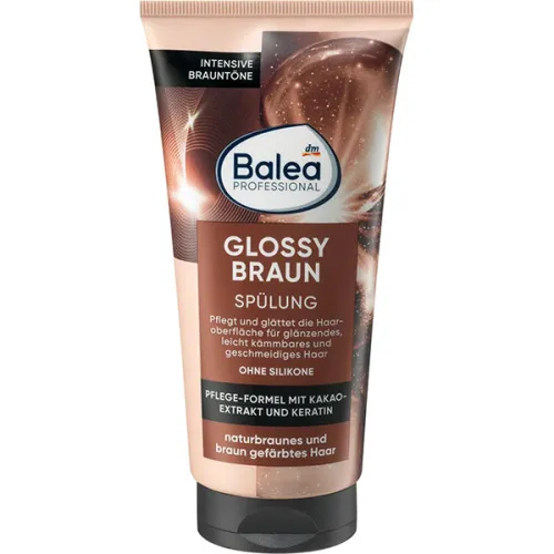 Кондиціонер для волосся «глянцевий коричневий» Balea Glossy Brown Rinse, 200 мл.