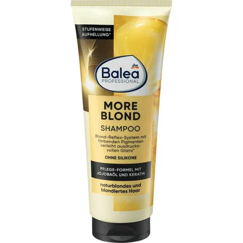 Шампунь для волосся «більше блонду» Balea More Blond Shampoo, 250 мл.