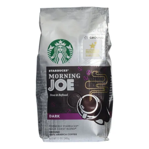 Молотый кофе сильной обжарки Starbucks Morning Joe Dark Ground Coffee, 340 г.