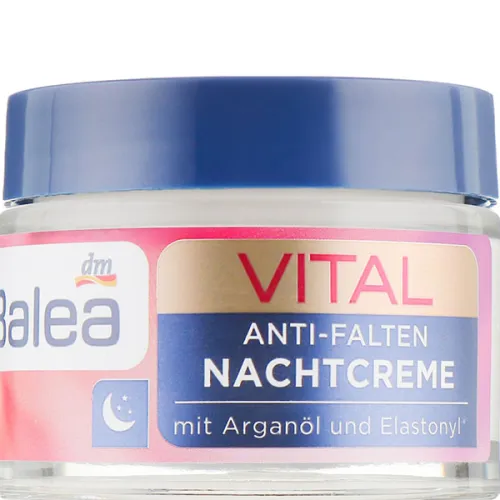 Відновлюючий нічний крем для обличчя Balea Vital Anti-Wrinkles Night Cream, 50 мл.