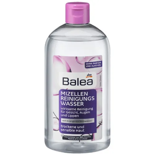 Мицеллярная вода для сухой кожи лица Balea Micellar Cleansing Water Dry Skin, 400 мл.