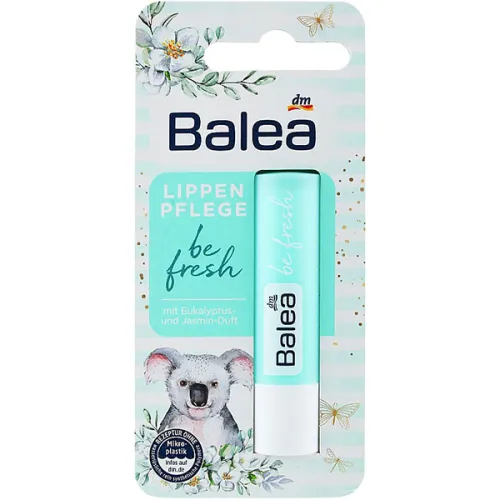 Бальзам для губ «евкаліпт і жасмин» Balea Be Fresh Lip Balm, 4.8 г.