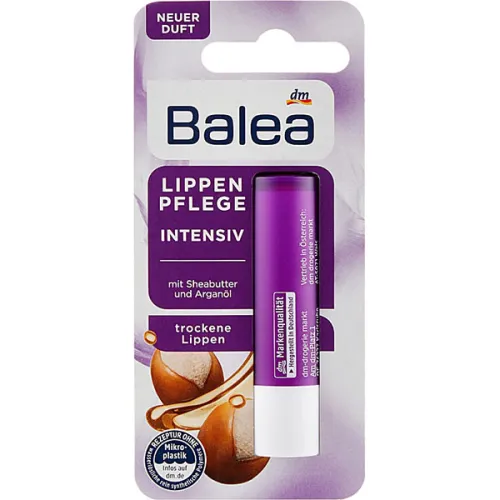 Бальзам для губ «олія аргани і ши» Balea Intensive Lip Balm, 4.8 г.