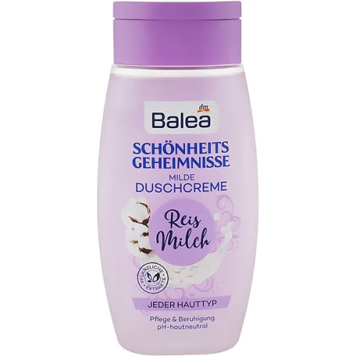 Гель для душа «рисовое молоко» Balea Beauty Secrets Shower Gel Rice Milk, 250 мл.