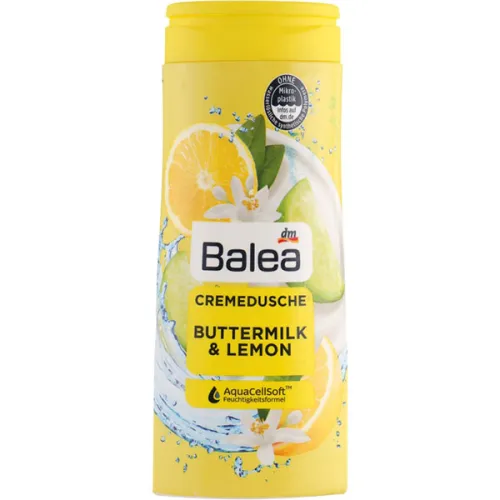 Крем-гель для душа «пахта и лимон» Balea Shower Cream Gel Buttermilk & Lemon, 300 мл.