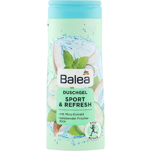 Крем-гель для душа «спорт и свежесть» Balea Shower Cream Gel Sport & Refresh, 300 мл.