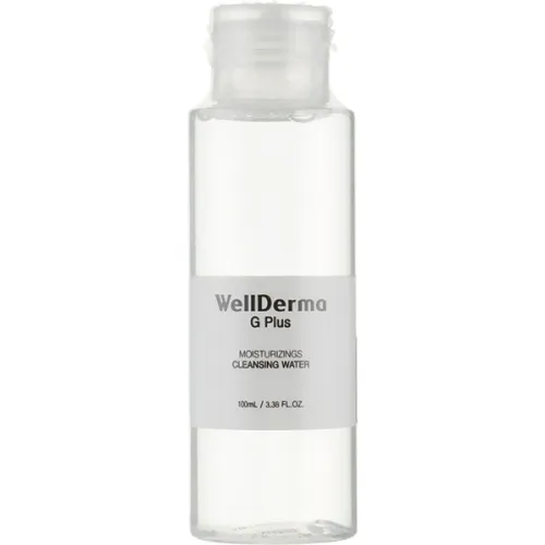 Вода для снятия макияжа WellDerma G Plus Moisturizing Cleansing Water, 100 мл.