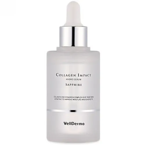 Антивозрастная сыворотка для лица WellDerma Sapphire Collagen Impact Hydro Serum с коллагеном, 50 мл.