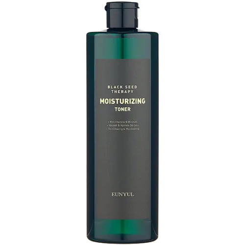 Увлажняющий тонер для лица Eunyul Black Seed Therapy Moisturizing Toner с маслом черного тмина, 500 мл.