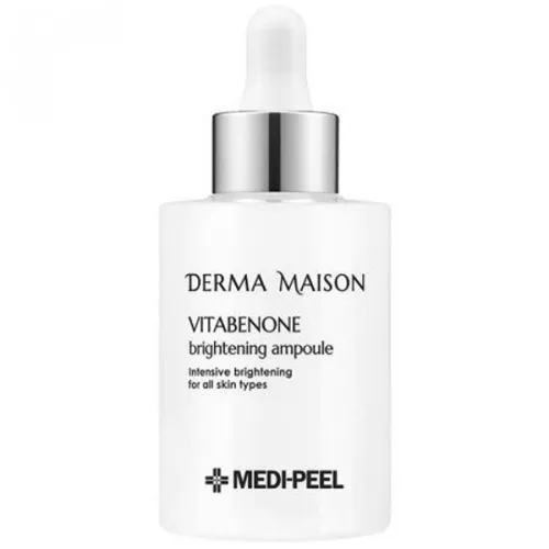 Ампульна сироватка для вирівнювання тону шкіри обличчя Medi Peel Derma Maison Vitabenone Brightening Ampoule, 100 мл.