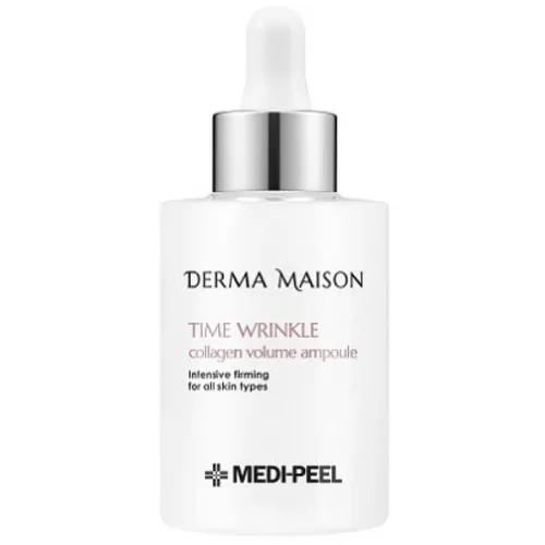 Ампульна сироватка для обличчя Medi Peel Derma Maison Time Wrinkle Collagen Volume Ampoule з колагеном, 100 мл.