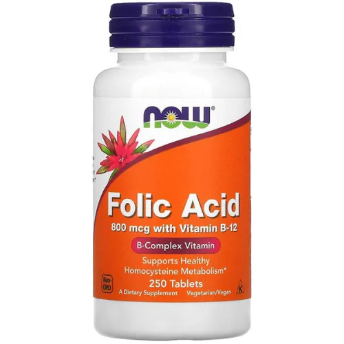 Фолиевая кислота Now Foods Folic Acid 800 mcg