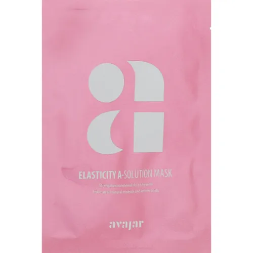 Тканевая омолаживающая маска для лица Avajar Elasticity A-Solution Mask с экстрактом жемчужной пудры, 25 г.