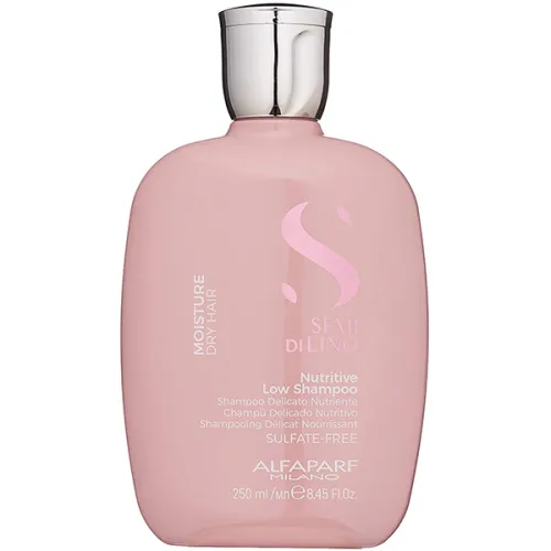 Бессульфатный питательный шампунь для волос Alfaparf Semi Di Lino Nutritive Low Shampoo, 250 мл.