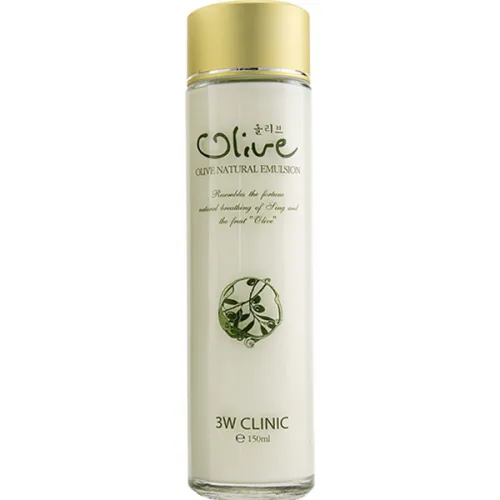 Живильна емульсія для чоловіків 3W Clinic Olive Natural Emulsion з екстрактом оливи, 150 мл.