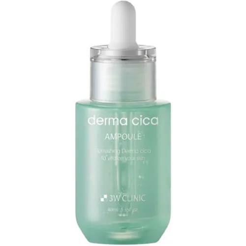 Ампульна сироватка для обличчя 3W Clinic Derma Cica Ampoule з екстрактом центелли, 40 мл.
