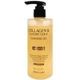 Очищающий гель для лица 3W Clinic Collagen & Luxury Gold Cleansing Gel с коллагеном и золотом, 300 мл.