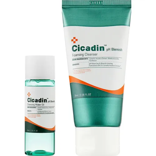 Набор для проблемной кожи лица Missha Cicadin pH Blemish Mini Duo Set с экстрактом центеллы