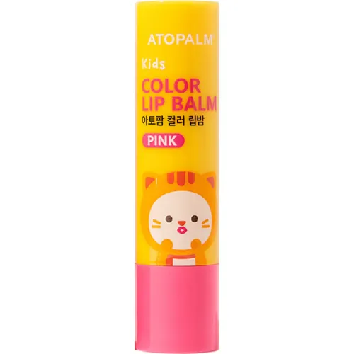 Дитячий зволожуючий бальзам для губ Atopalm Color Lip Balm Pink, 3.3 г.