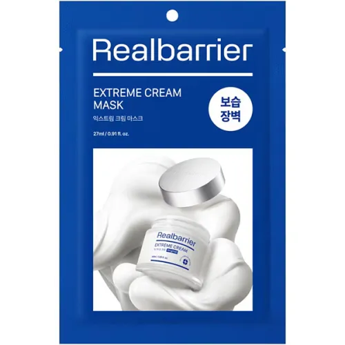 Тканинна екстра зволожуюча маска для обличчя Real Barrier Extreme Cream Mask, 27 мл.