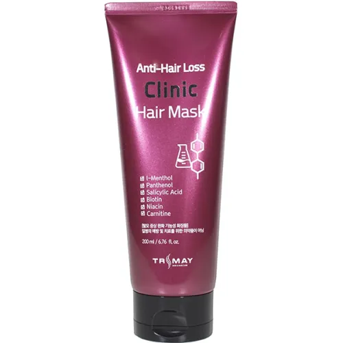 Маска проти випадіння волосся Trimay Anti-Hair Loss Clinic Hair Mask, 200 мл.