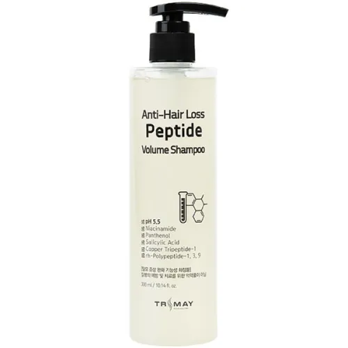 Шампунь для тонкого волосся Trimay Anti-Hair Loss Peptide Volume Shampoo з пептидами, 300 мл.