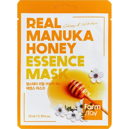 Тканинна маска для обличчя FarmStay Real Manuka Honey Essence Mask з екстрактом меду Манука, 23 мл.