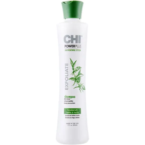 Стимулюючий шампунь-ексфоліант для всіх типів волосся CHI Power Plus Exfoliate Shampoo, 355 мл.