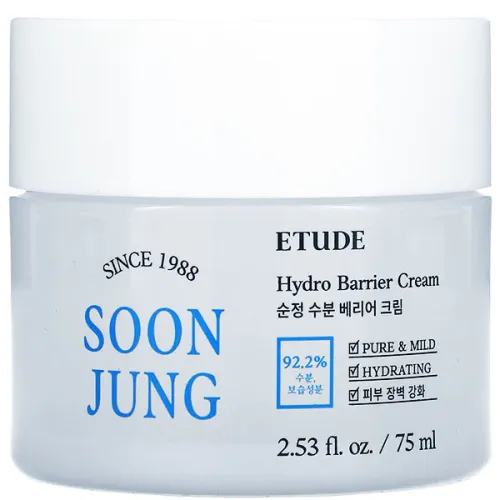 Защитный крем для лица Etude House Soon Jung Hydro Barrier Cream, 75 мл.