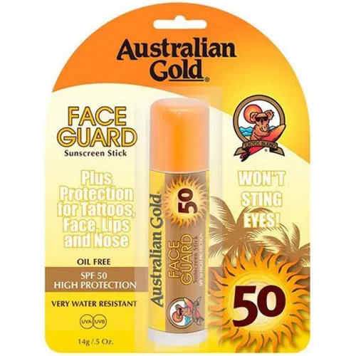 Солнцезащитный карандаш-бальзам для лица Australian Gold Face Guard SPF50, 14 г.