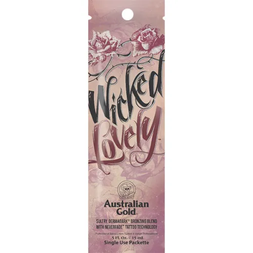 Крем для солярію Australian Gold Wicked Lovely з 5 бронзантами, 15 мл.