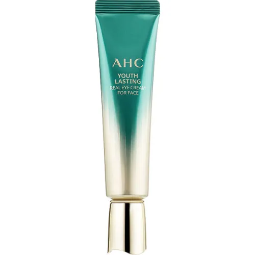 Омолоджувальний крем для повік та обличчя AHC Youth Lasting Real Eye Cream For Face з 9 видами колагену, 30 мл.