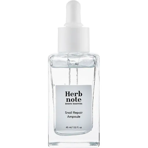 Восстанавливающая ампульная сыворотка для лица Herbnote Snail Repair Ampoule с муцином улитки, 45 мл.