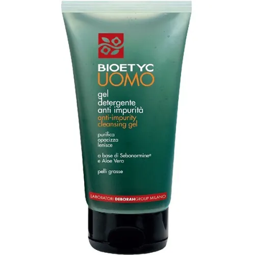 Чоловічий гель для обличчя Deborah Bioetyc UOMO Anti-Impurity Cleansing Gel, 150 мл.