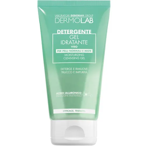 Зволожувальний гель для обличчя Deborah Dermolab Moisturizing Cleansing Gel, 150 мл.