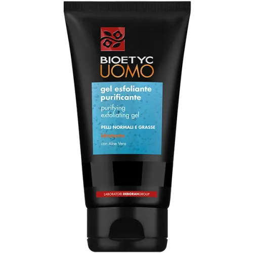 Пилинг-гель для очищения кожи лица Deborah Bioetyc UOMO Purifying Exfoliating Gel, 150 мл.